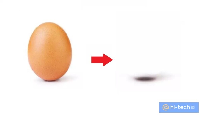    Было и стало. Фото: world_record_egg