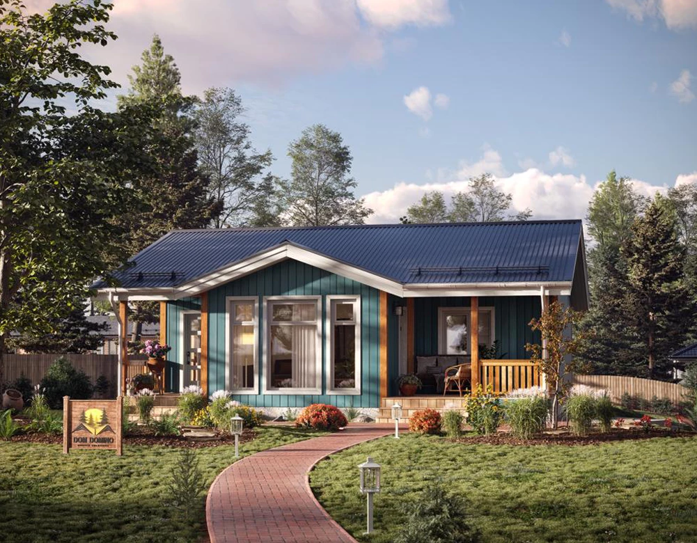 Наш проект каркасного дома «Хельсинки» 