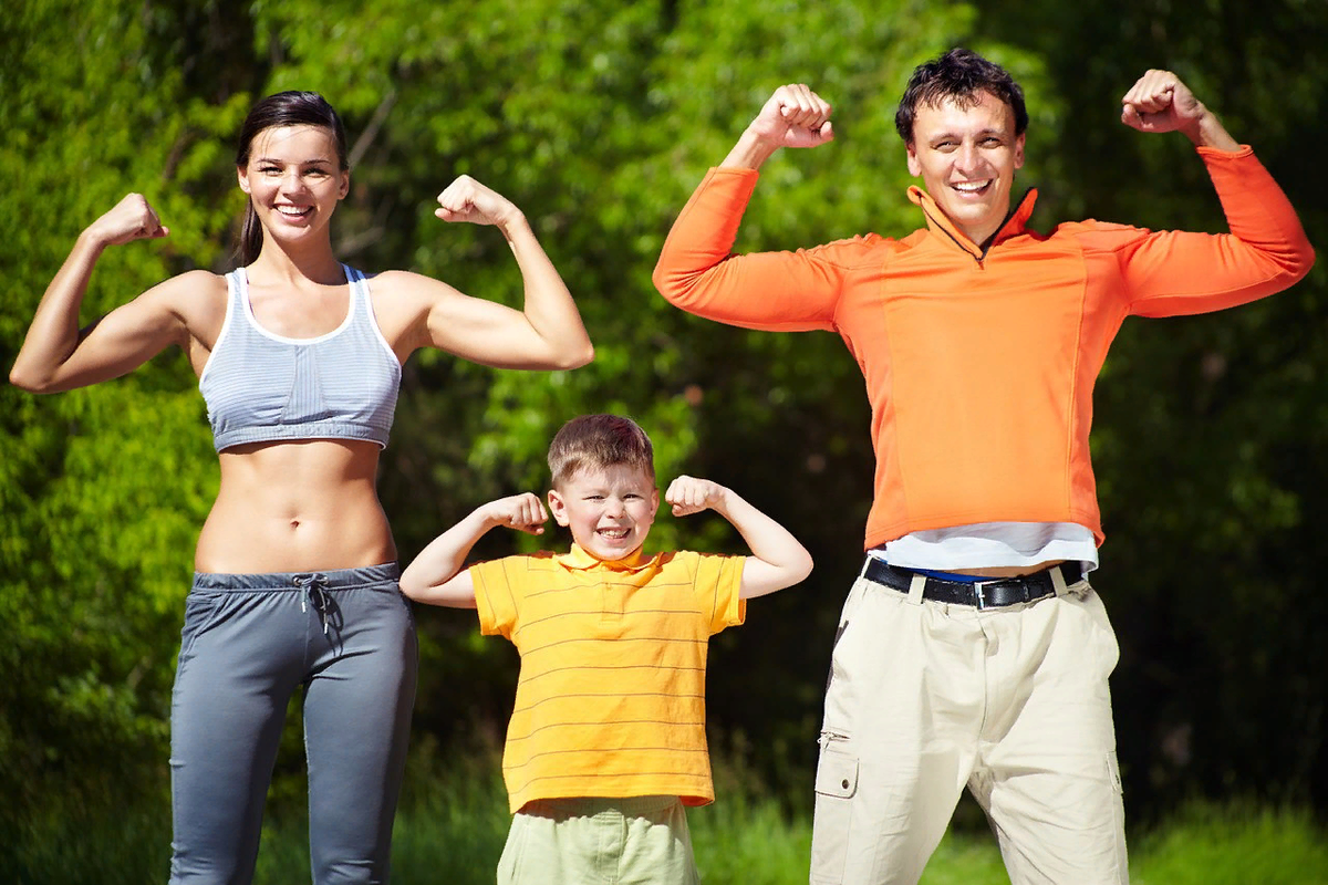 Здоровье. Спортивная семья. Здоровый образ жизни. Здоровый человек. Активный образ жизни.