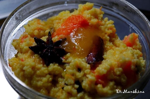 Пшенная каша с тыквой и пряностями 