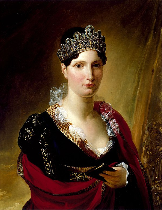 Жозеф Франк. Портрет Элизы Бонапарт, 1812