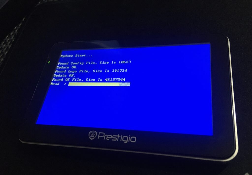 Прошивка навигатора Prestigio Geovision