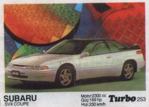 Один из самых ярких и интересных вкладышей 4й-серии Турбо - T4#253 | Subaru SVX Coupe