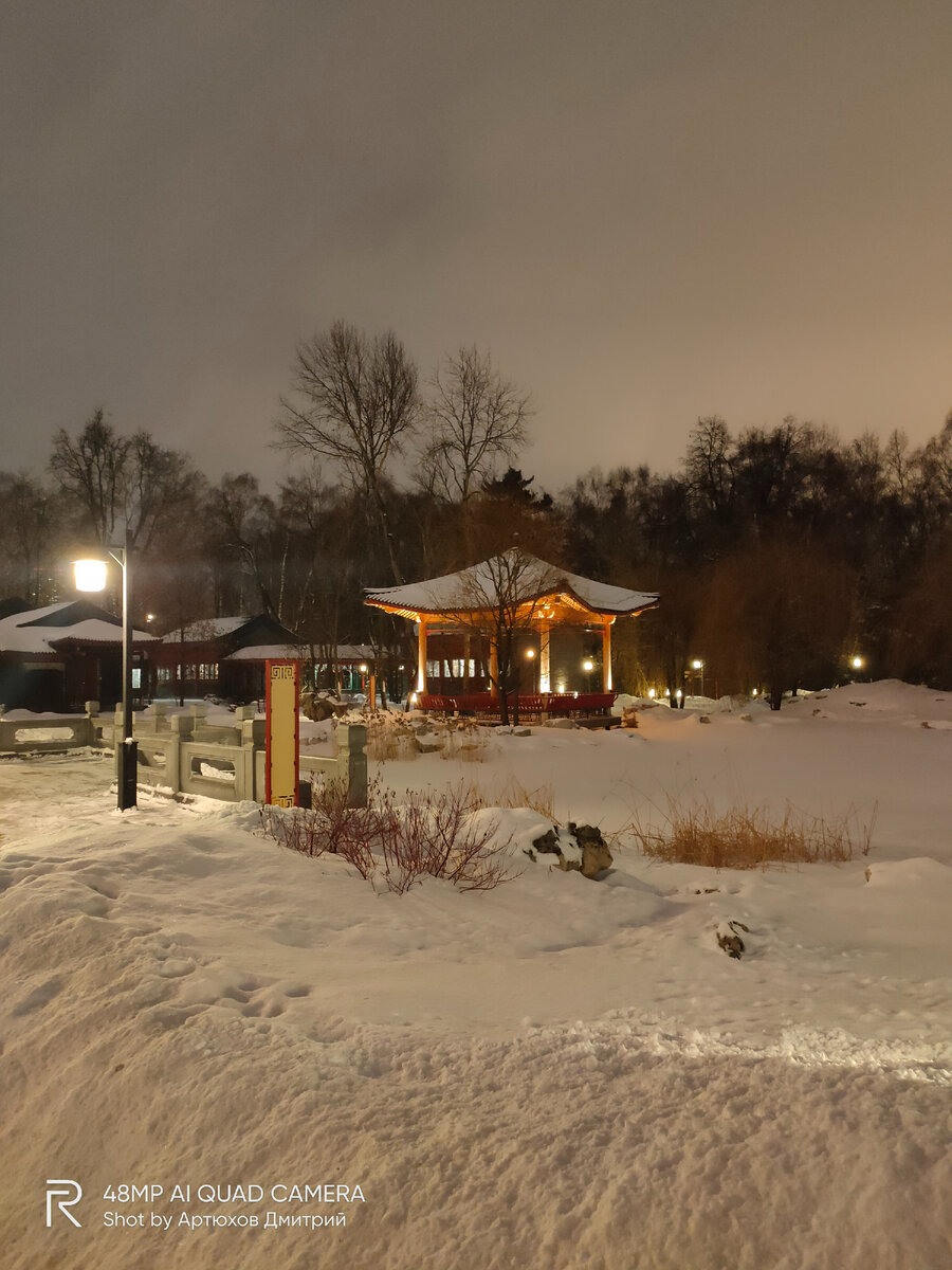 Китайский парк Хуамин в Москве, Ботанический сад метро
