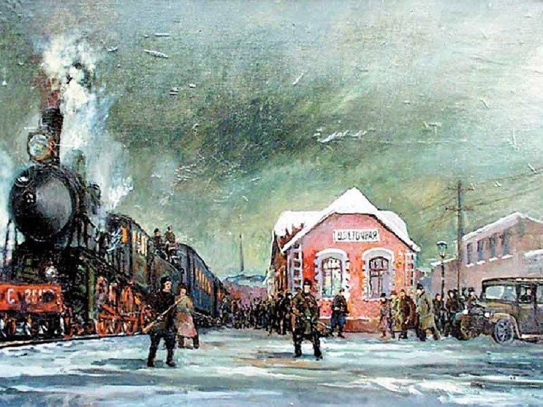 Переезд советского правительства. Картинка взята из источника: https://cdn.fishki.net/upload/post/2018/03/11/2534081/1036047-original.jpg.