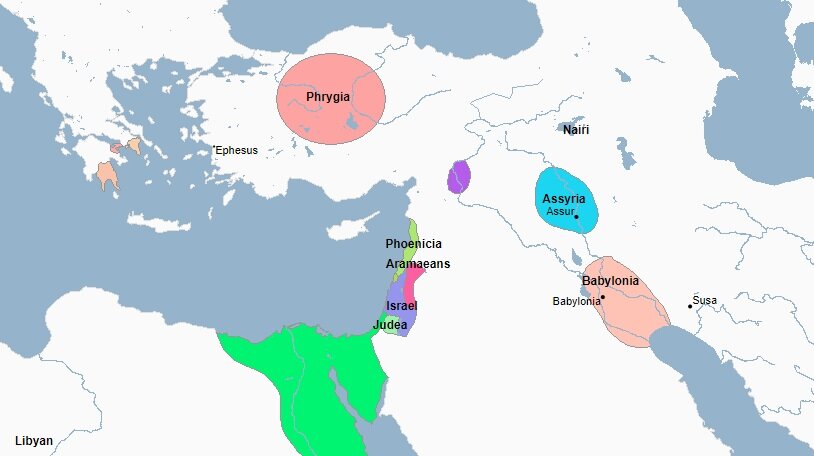 Карта мира 800 года