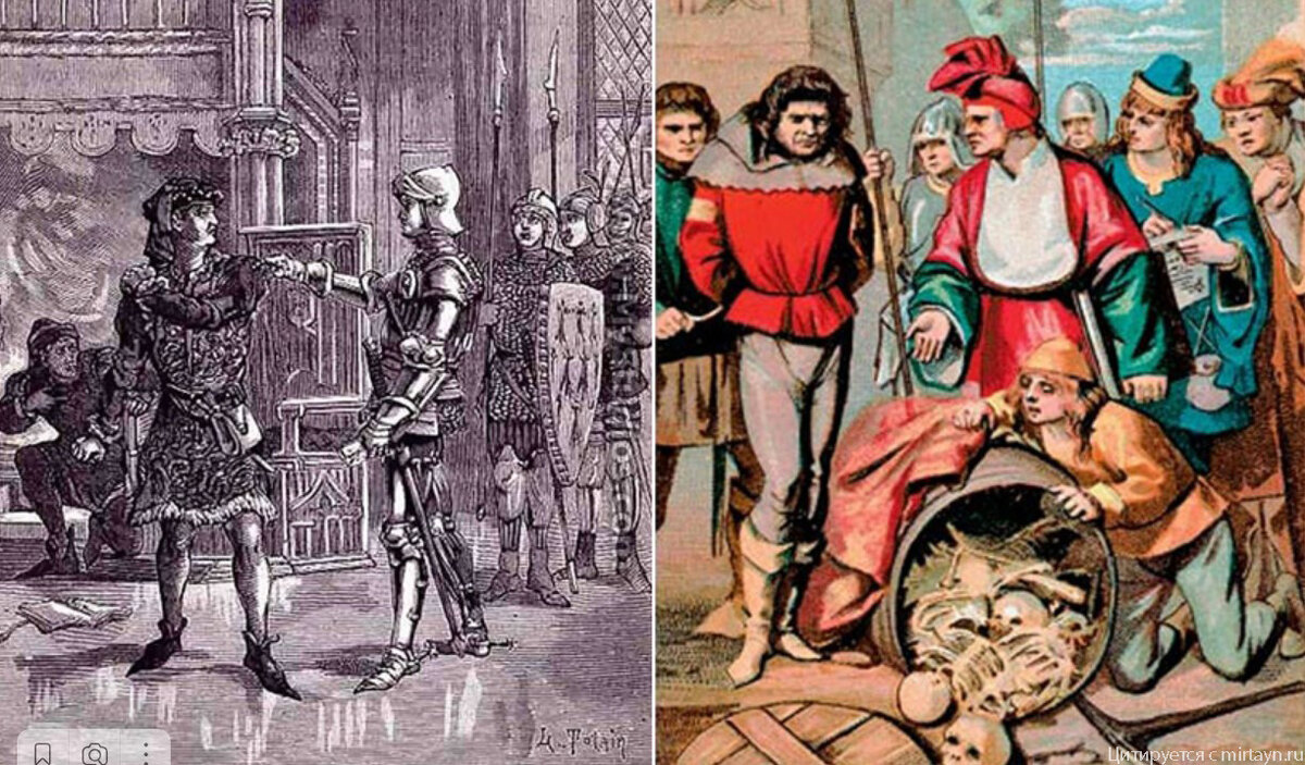 Арест и "обнаружение" чудовищных улик против Жиля де Ре