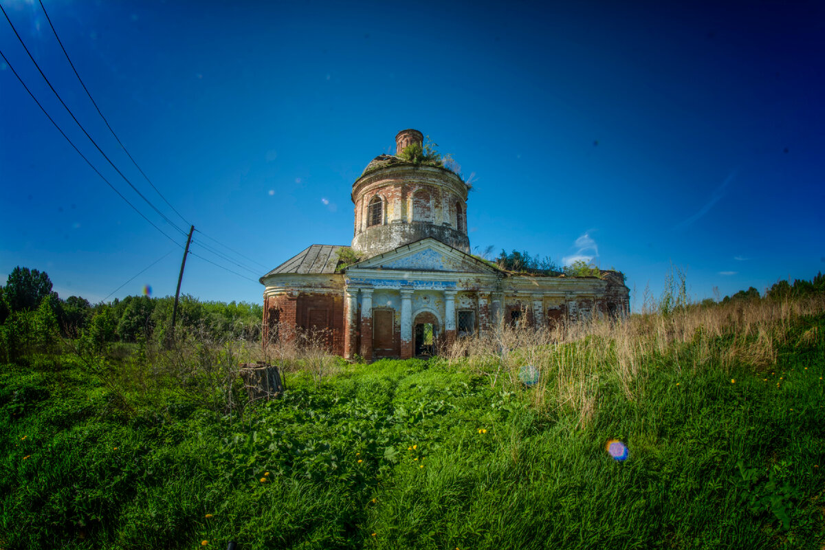 Спас Клепики заброшенный храм