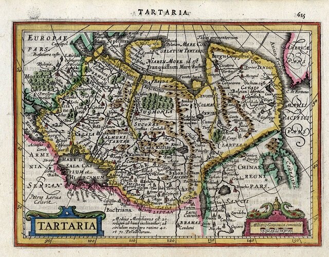 Тартария карта 1684 года. /изображение взято из открытых источников/
