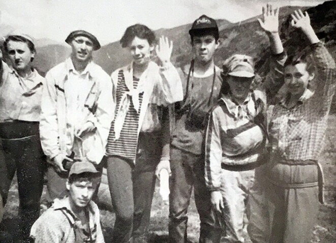 группа Коровиной на маршруте. Из открытых источников