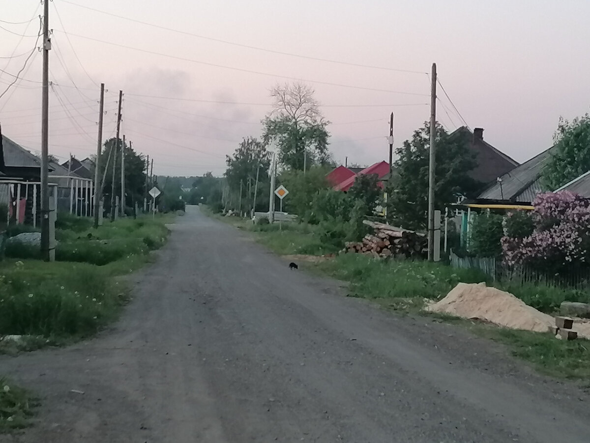 В городе очень большой частный сектор