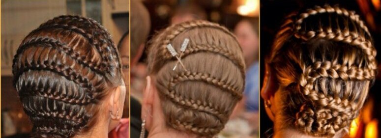 Плетется очень легко по кругу головы.