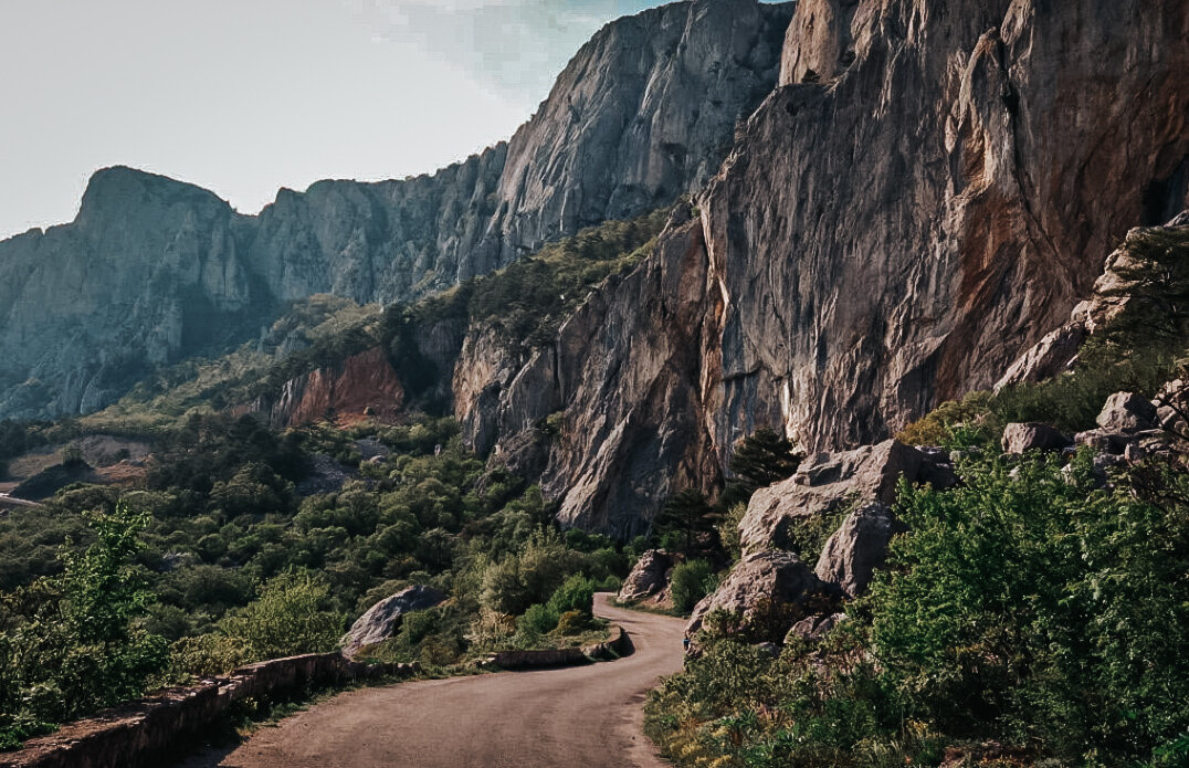 Дороги крымы в горах