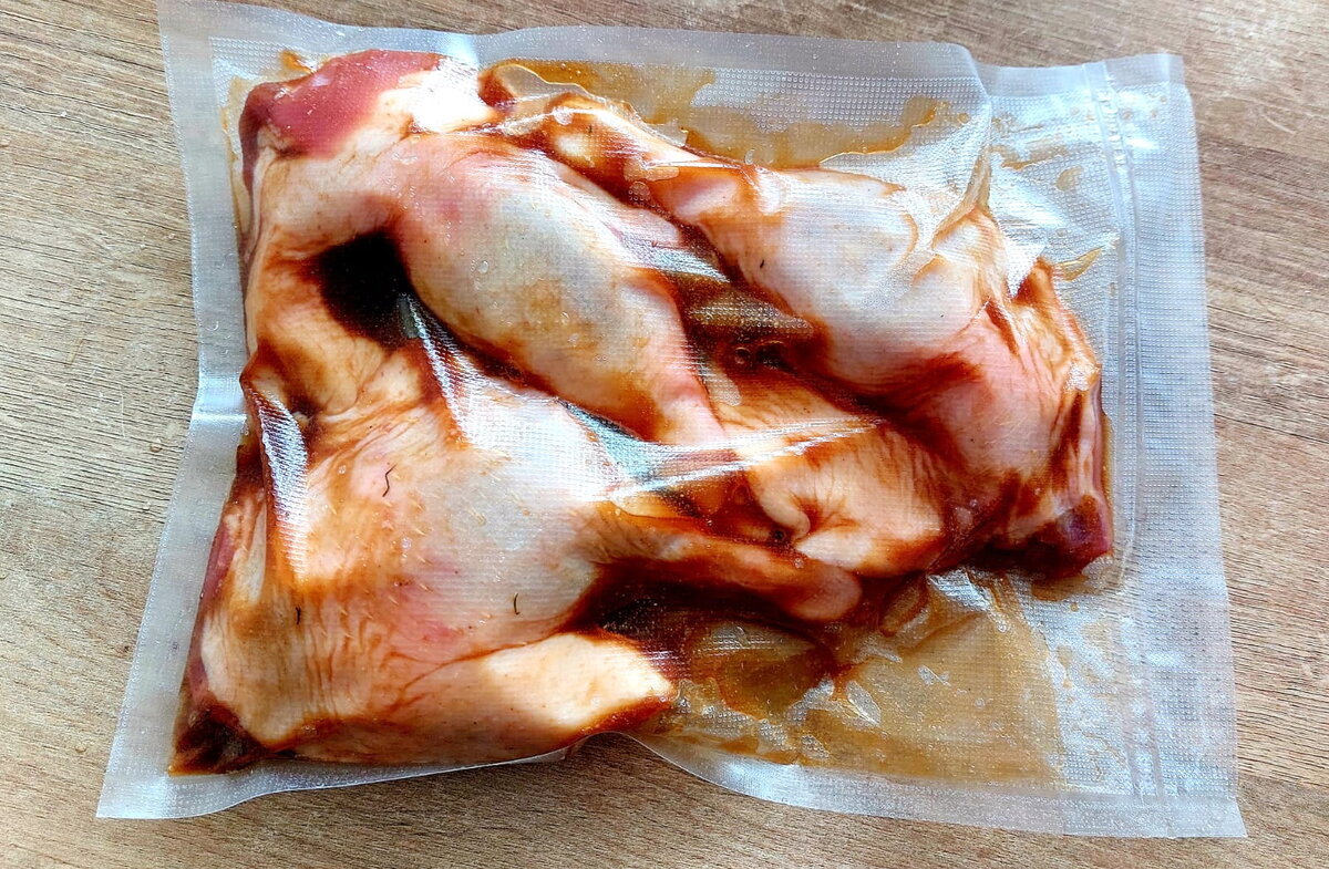 У меня вакууматор, поэтому проще.