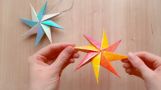 Оригами ЗВЕЗДА из бумаги | DIY Новый год | Origami Paper Star | Christmas Ideas — Video | VK