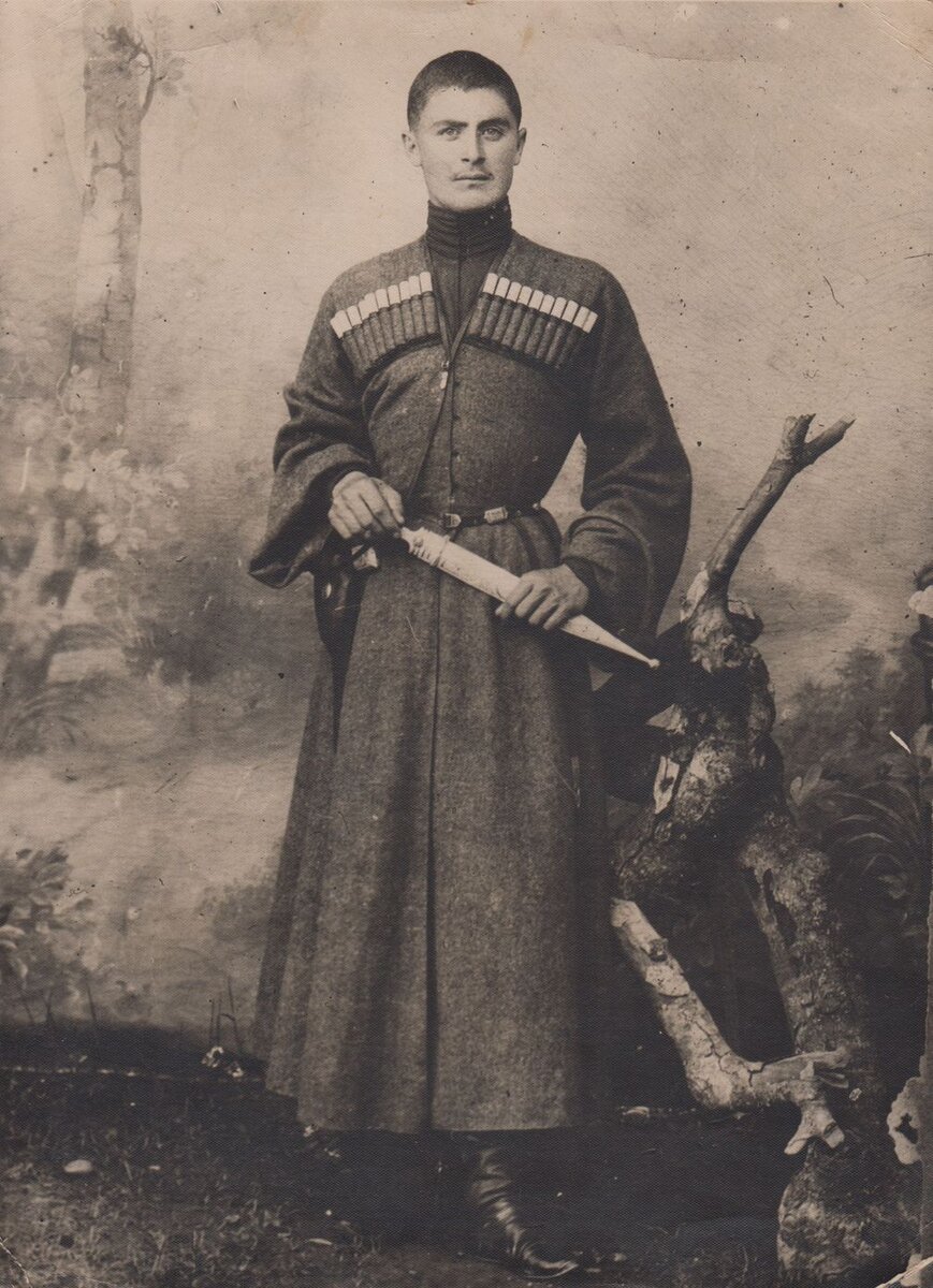 The young prince Elizbar Achba (1887-1944), later a priest of the Chlou Church and the Sukhumi Cathedral. Taken in August 1911