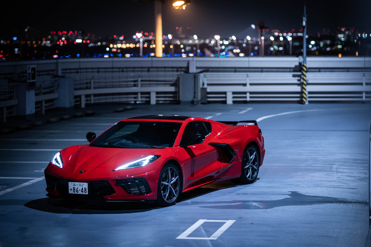 Chevrolet Corvette zr11 ночью