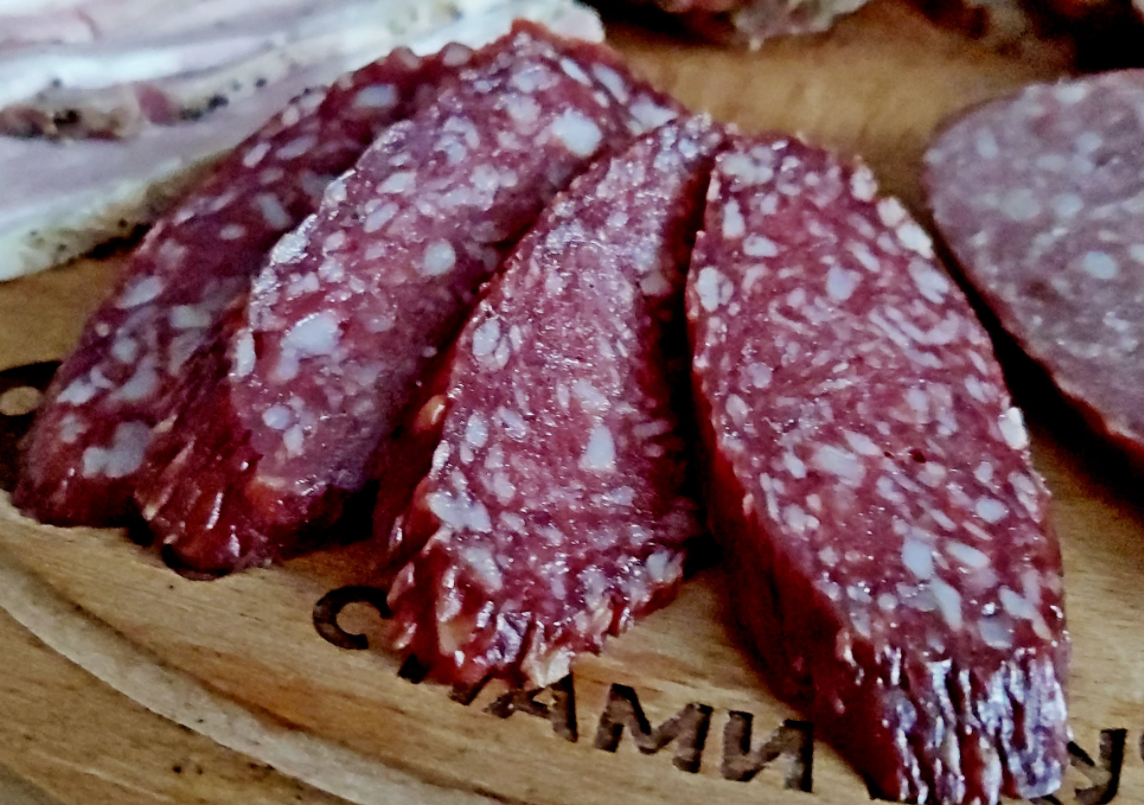 традиционная вкусная сырокопченая без нитратов и прочих ешек