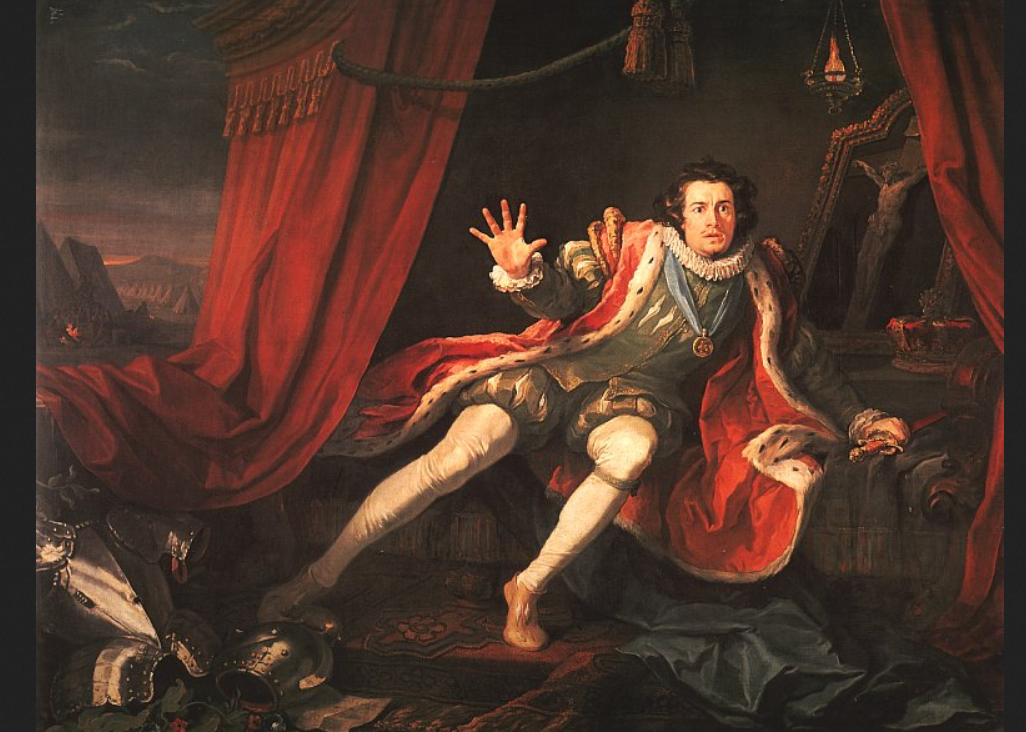Уильям Хогарт. "Дэвид Гаррик в роли Ричарда III", 1745.