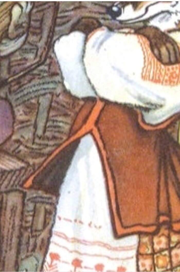 Посмотрите на тени: где-то они с четкими контурами, где-то - платные и размытые, что характерно для акварели