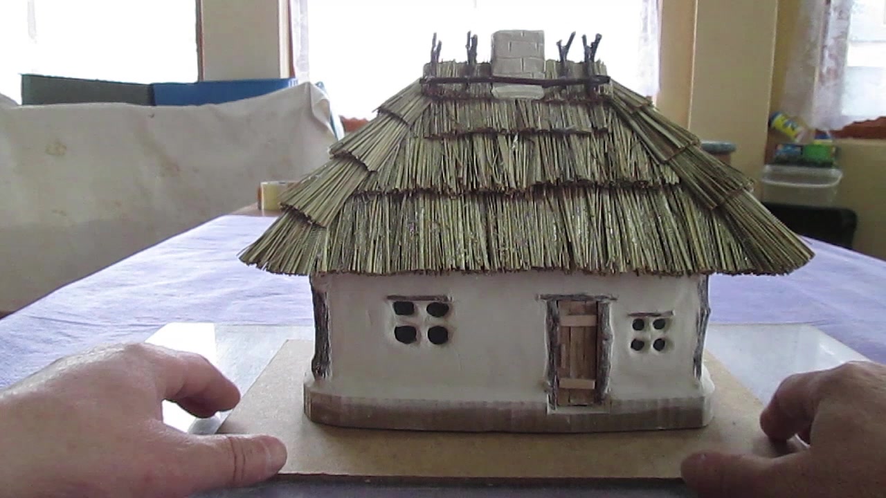 Поделка деревенский домик своими руками - 87 фото