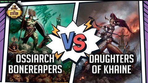 Ossiarch Bonereapers vs Daughters of Khaine | Репорт 2000 pts | Age of Sigmar |