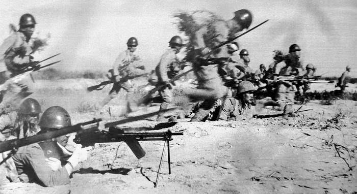 Примерно так могла выглядеть японская атака.