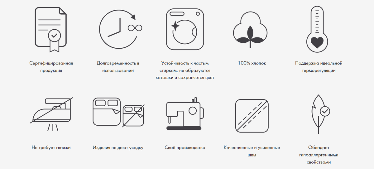 Преимущества постельного белья TALO