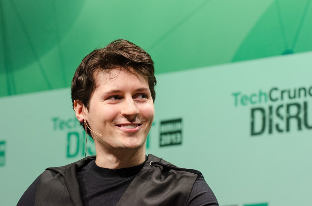 Павел Дуров на конференции TechCrunch. Источник фото: https://www.flickr.com/photos/techcrunch/10536888854/