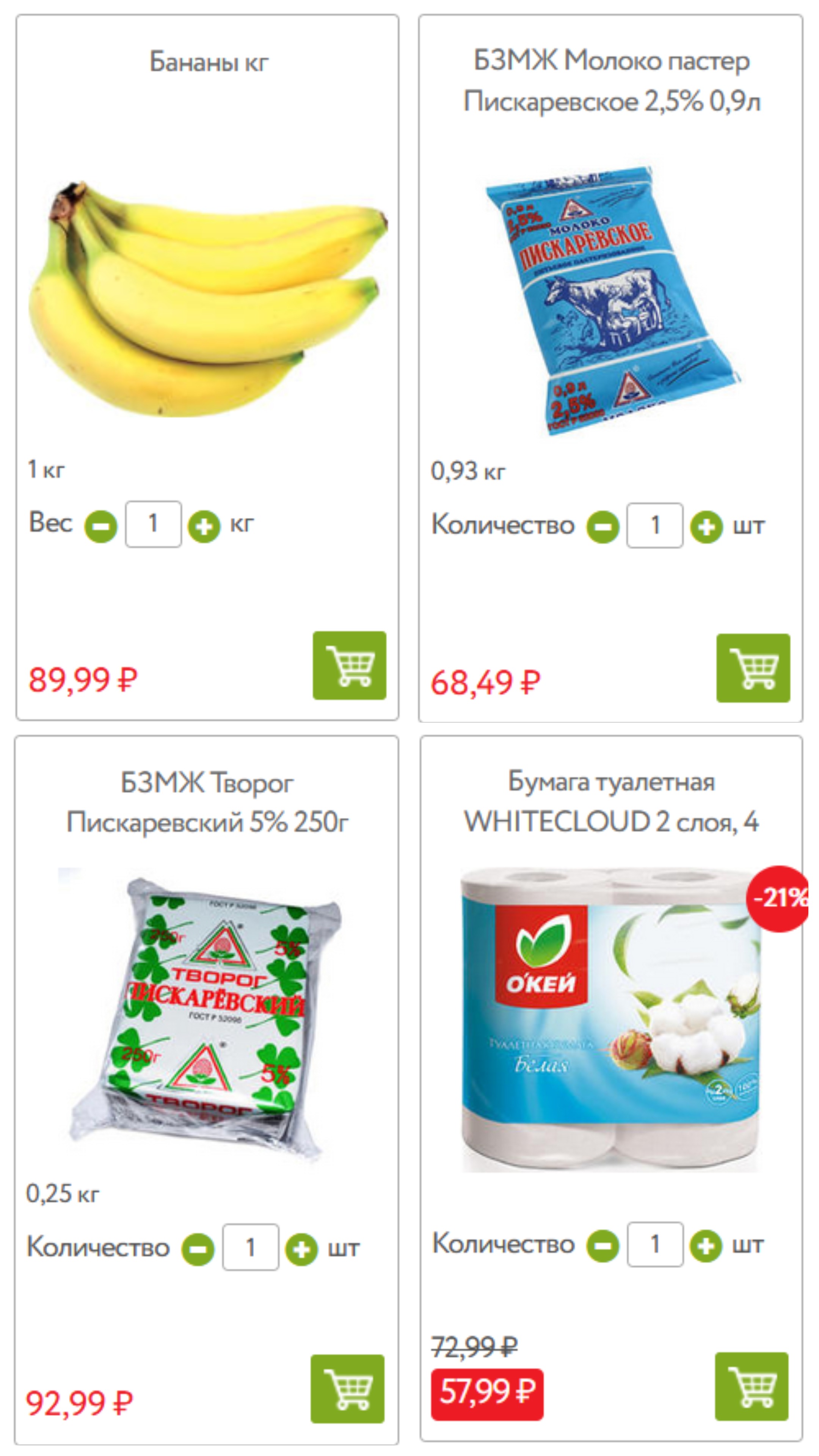 Цены на продукты в Петербурге. 29 мая 20220