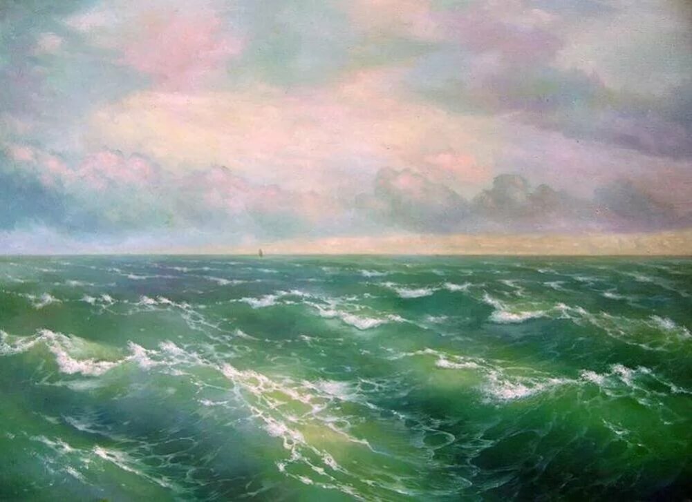 Картина Айвазовского "Чёрное море".