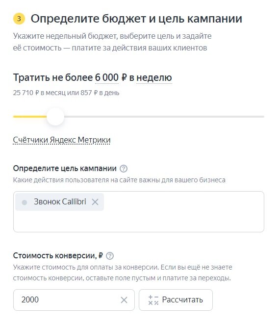 Вот так это выглядит в интерфейсе Директа