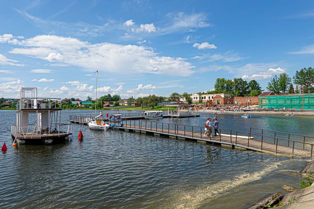 Свердловская область. Сысерть. Городской пруд