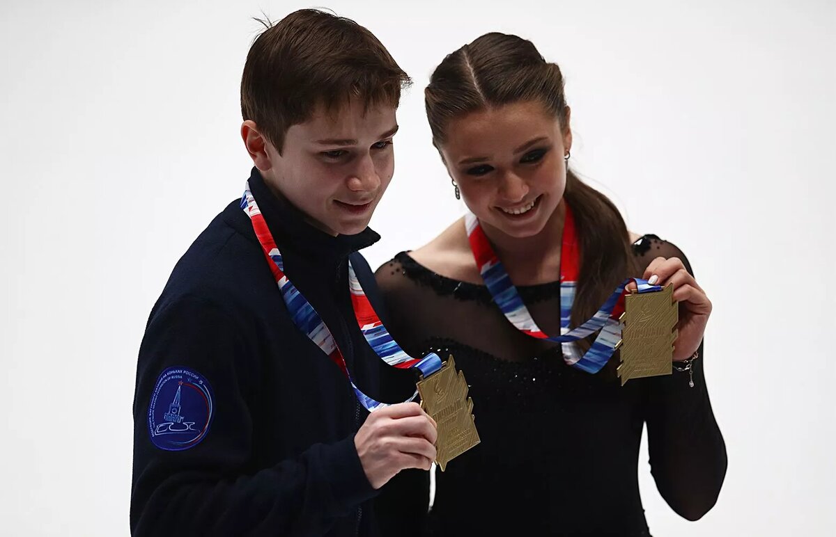 Победители личного турнира Камила Валиева и Григорий Федоров.