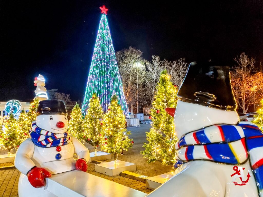 Ёлка на площади Нахимова