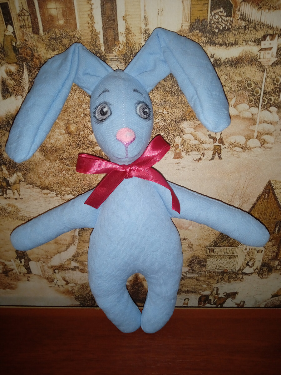 Кролик-Заяц — выкройка мягкой игрушки.