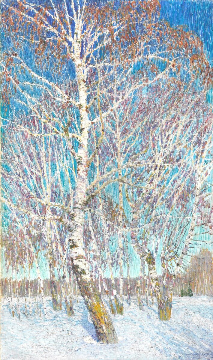 Игорь Грабарь. «Февральская лазурь», 1904 год, Государственная Третьяковская галерея, Москва © Public Domain 