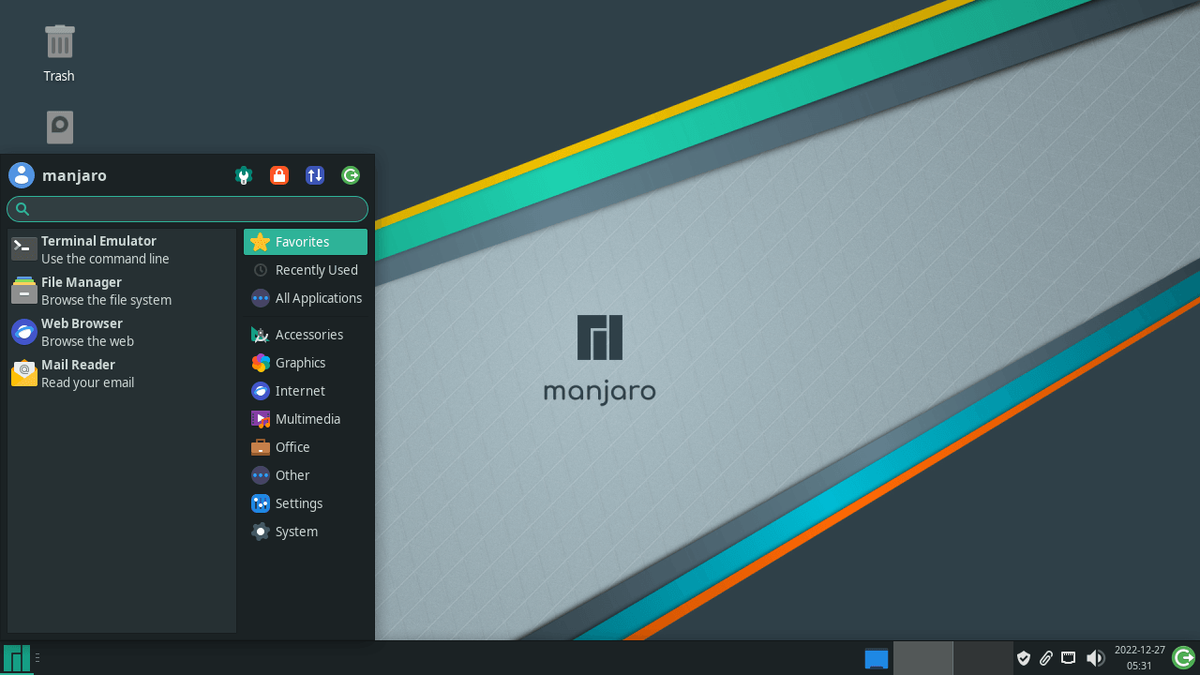 Manjaro 22 Sikaris XFCE