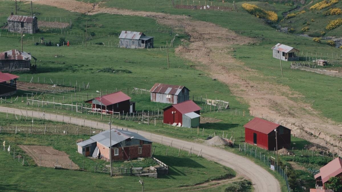    Дома в деревне:pexels.com