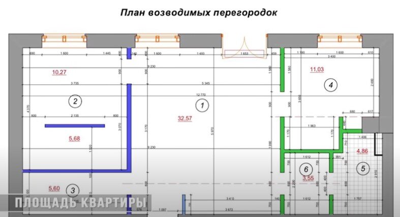 Квартира ПОСЛЕ перепланировки