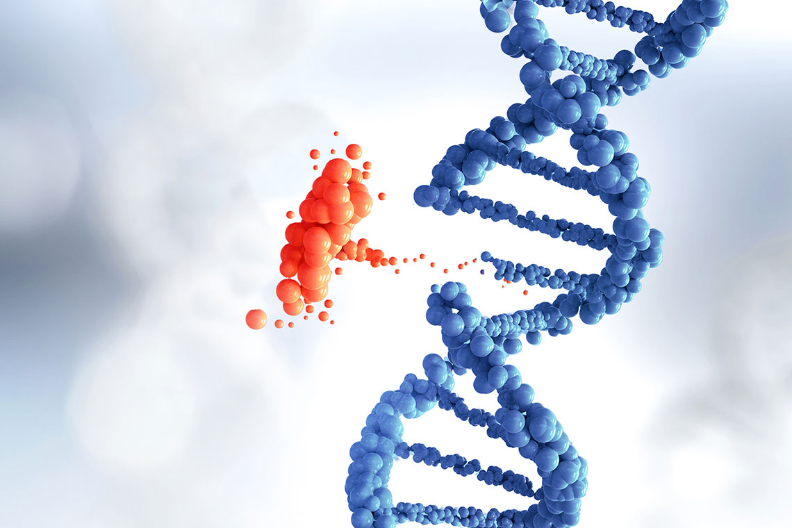 Молекулярный разрыв. Мутационная ДНК. Ген BRAF. Мутагенез генетика. Геномная ДНК.