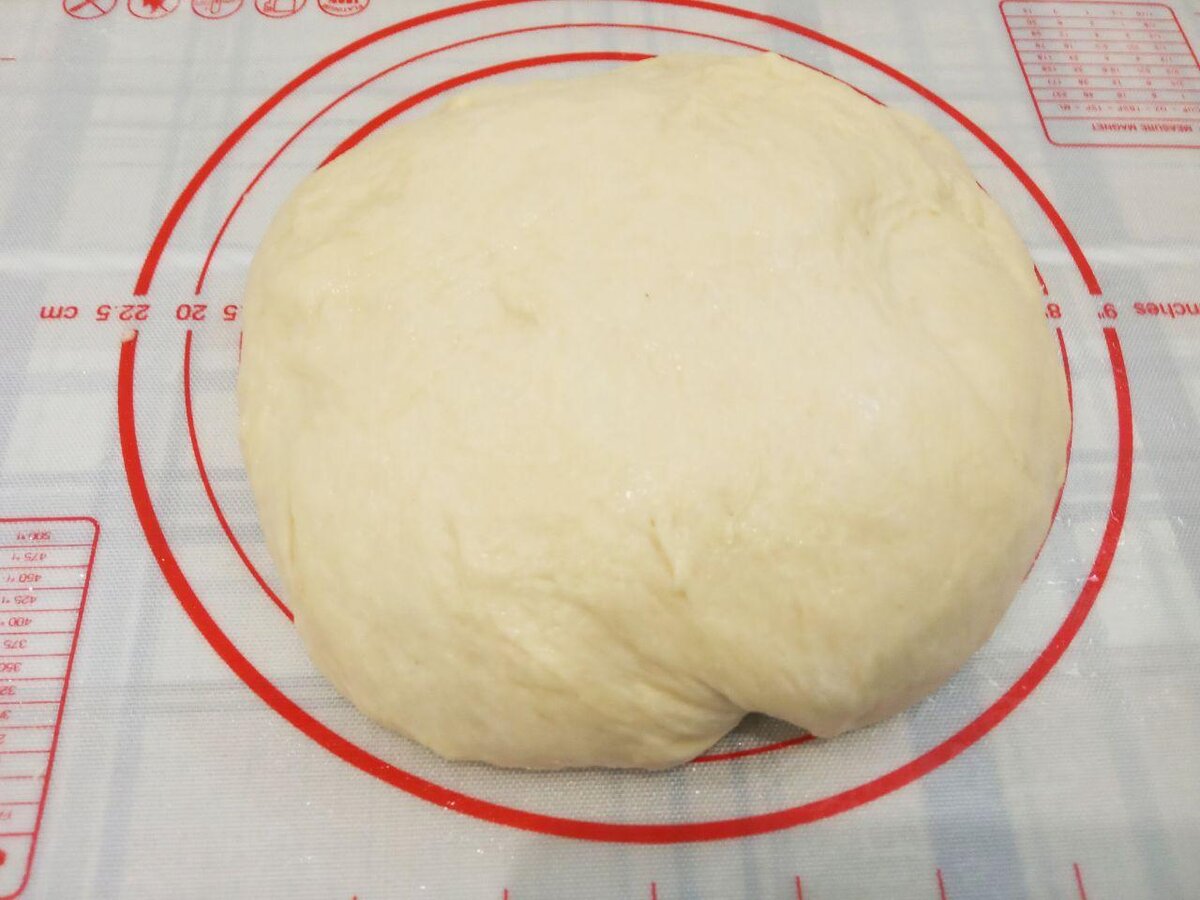 Тесто перед раскатыванием
