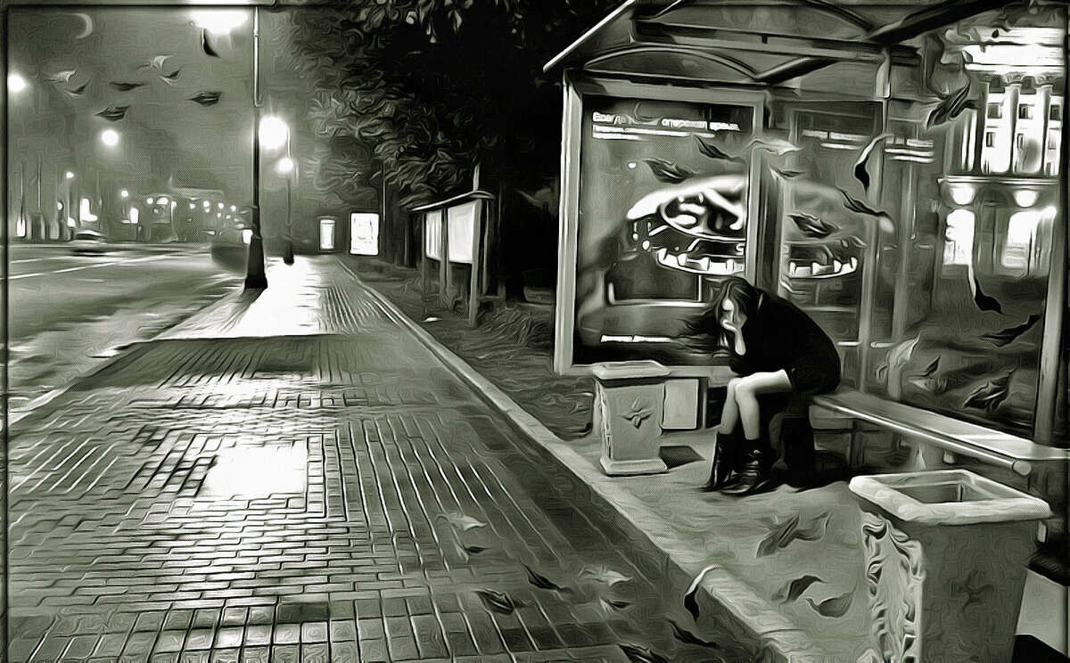 Девушка остановка времени. Девушка на автобусной остановке. Девушка на автобусной остановке под дождем. Одиночество в Питере. Девушка на остановке Эстетика.