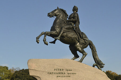 Памятник императору Петру 1, Э.М.Фальконе.