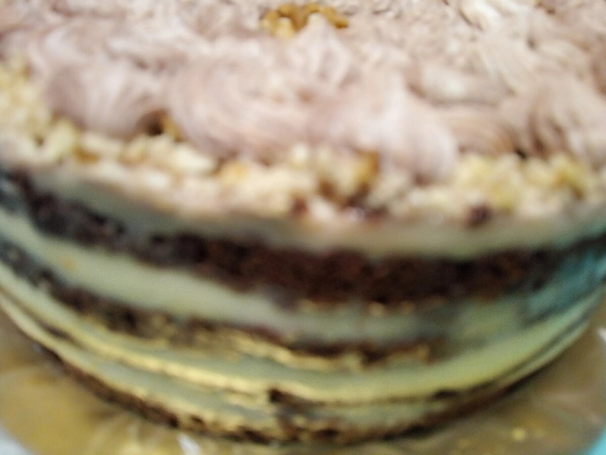 Вот такой слоёный торт "Апельсиновое вдохновение" получился