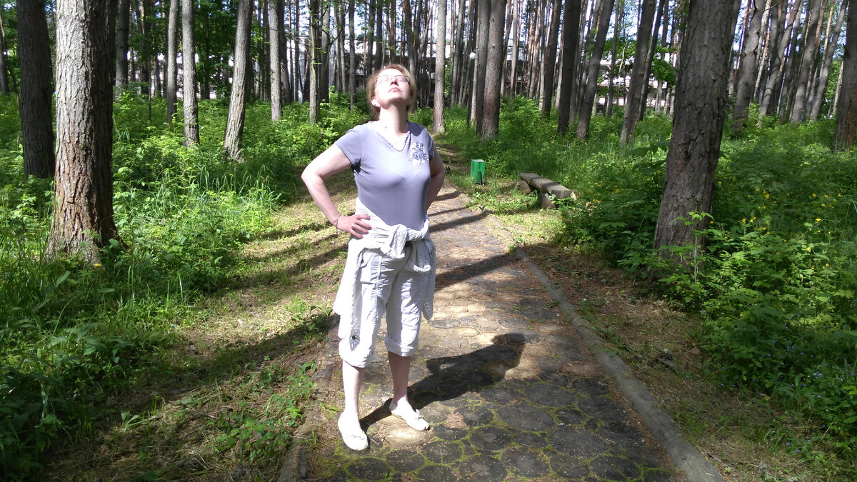 Автор на прогулке. Фото из личного архива автора.