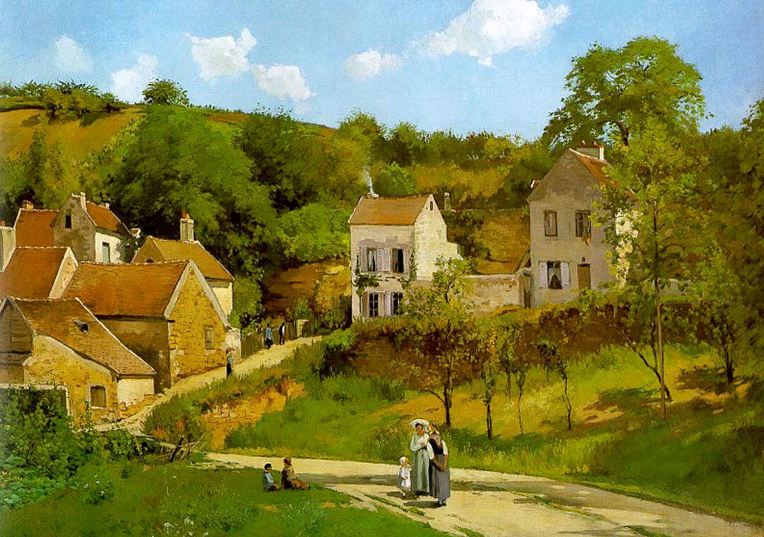 Эрмитаж в Понтуазе, 1868, Музей Гуггенхайма, Нью-Йорк