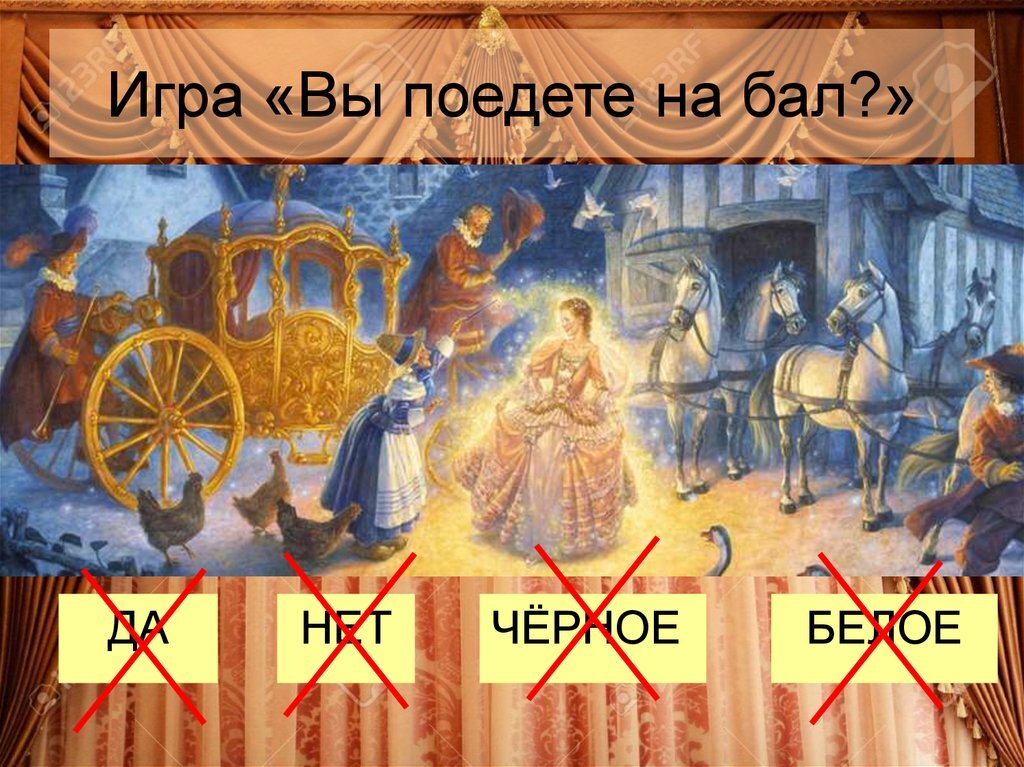 Игра для детей «Вы поедете на бал?» Правила и примеры