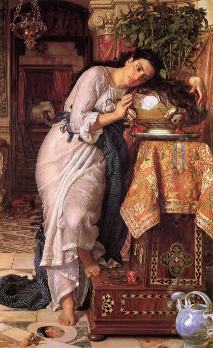 Уильям Холман Хант, "Изабелла и горшок с базиликом", 1868 год