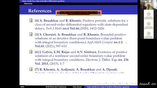 Chouaf S. - Existence and uniqueness results for a class of iterative differential equations